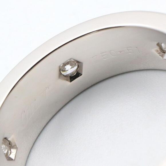 CARTIER Authentic 18k Silver Diamond Love Ring - Picture 4 of 8